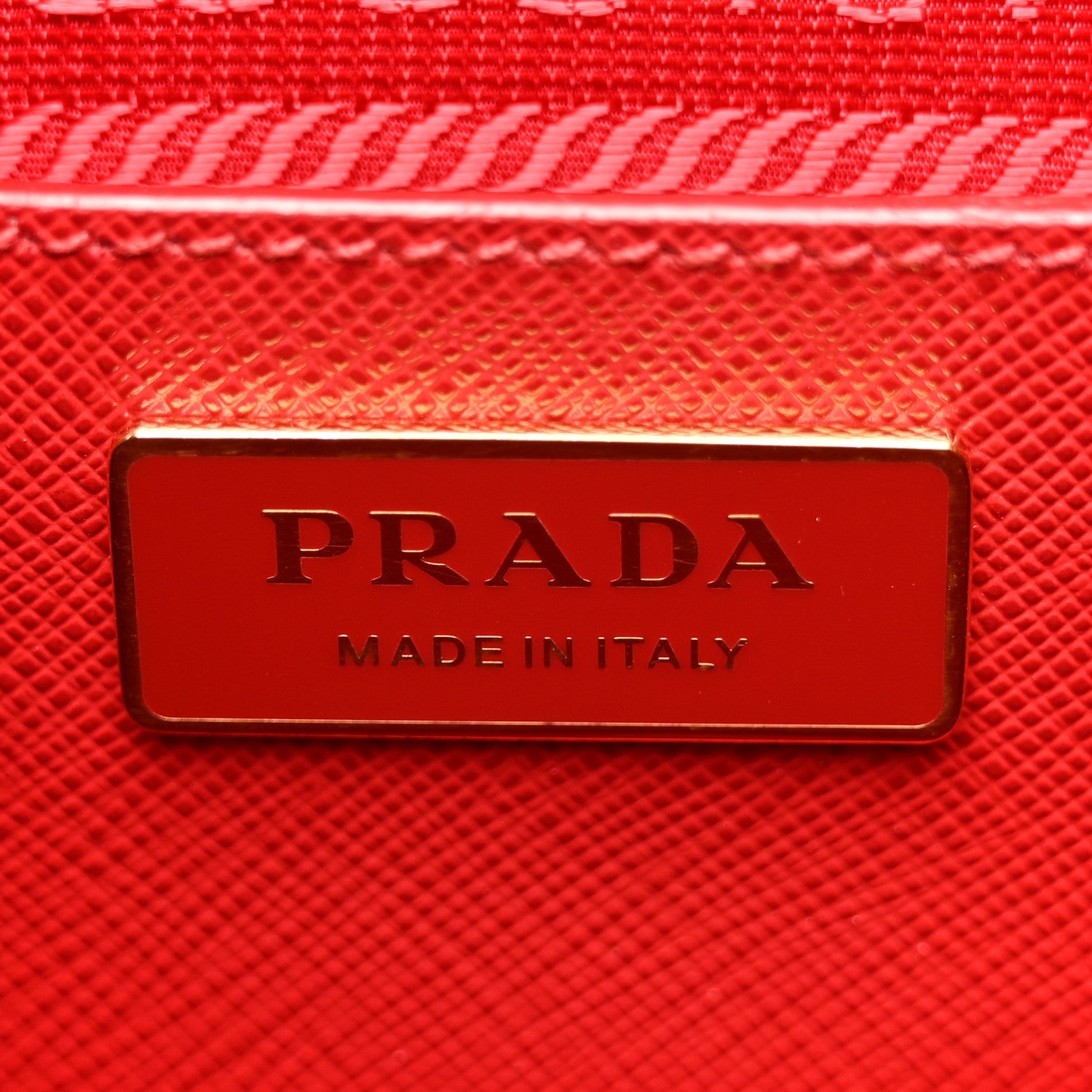 Prada Saffiano Lux Large Galleria Double Zip Tote Fuoco