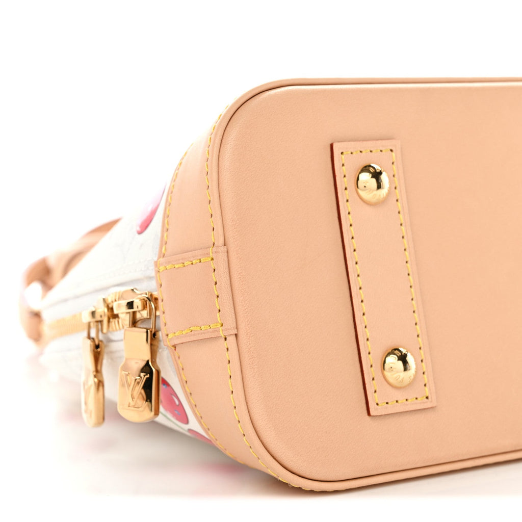 Louis Vuitton LV X TM Monogram Cerises Alma BB White