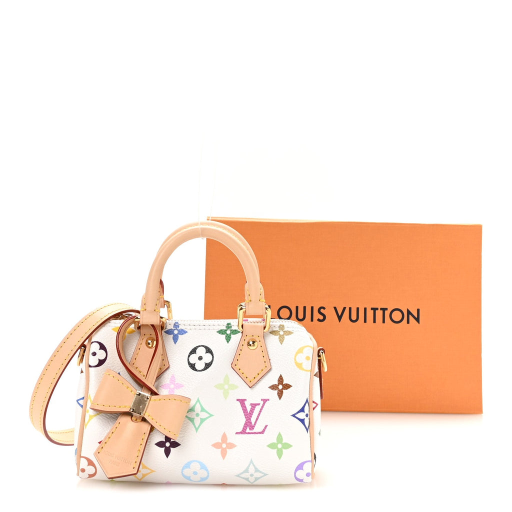 Louis Vuitton LV X TM Monogram Multicolor Nano Speedy White