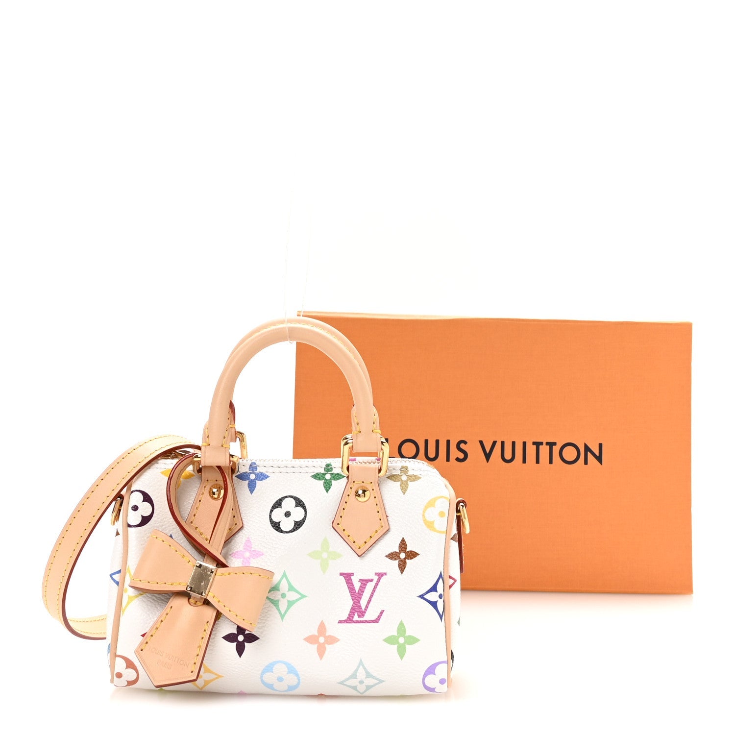 Louis Vuitton LV X TM Monogram Multicolor Nano Speedy White