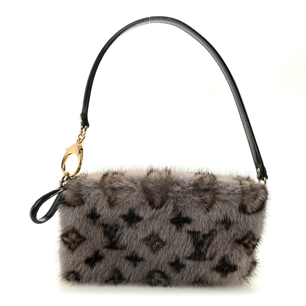 Louis Vuitton Monogram Mink Vison Milla MM Grey