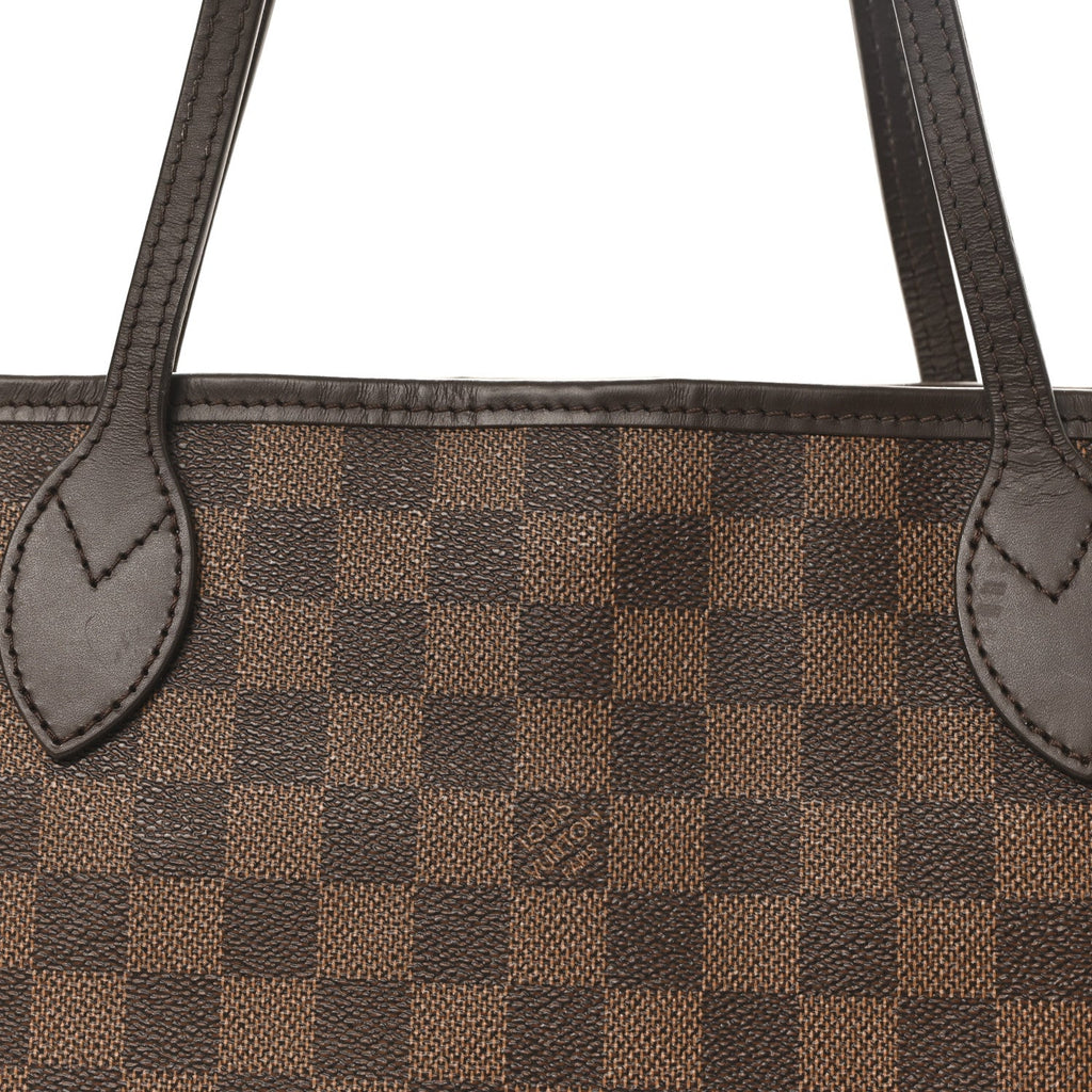 Louis Vuitton Damier Ebene Neo Neverfull MM Rose Ballerine