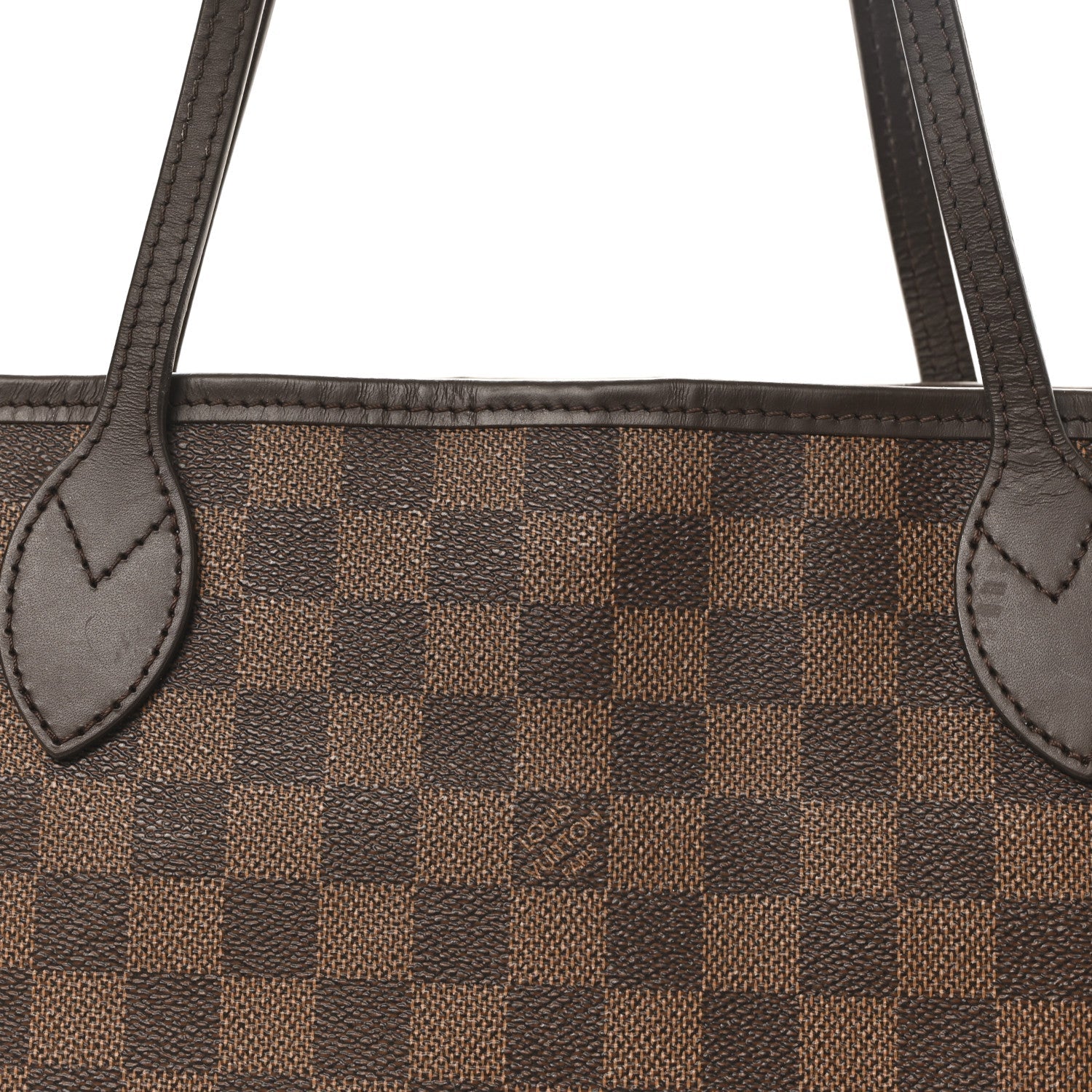 Louis Vuitton Damier Ebene Neo Neverfull MM Rose Ballerine