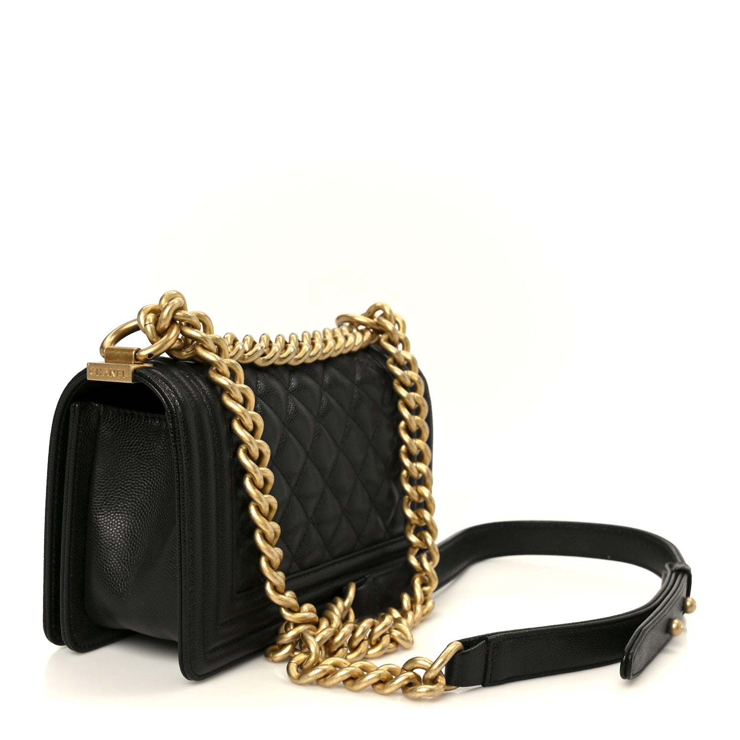 Chanel Caviar Quilted Small Boy Flap Black
