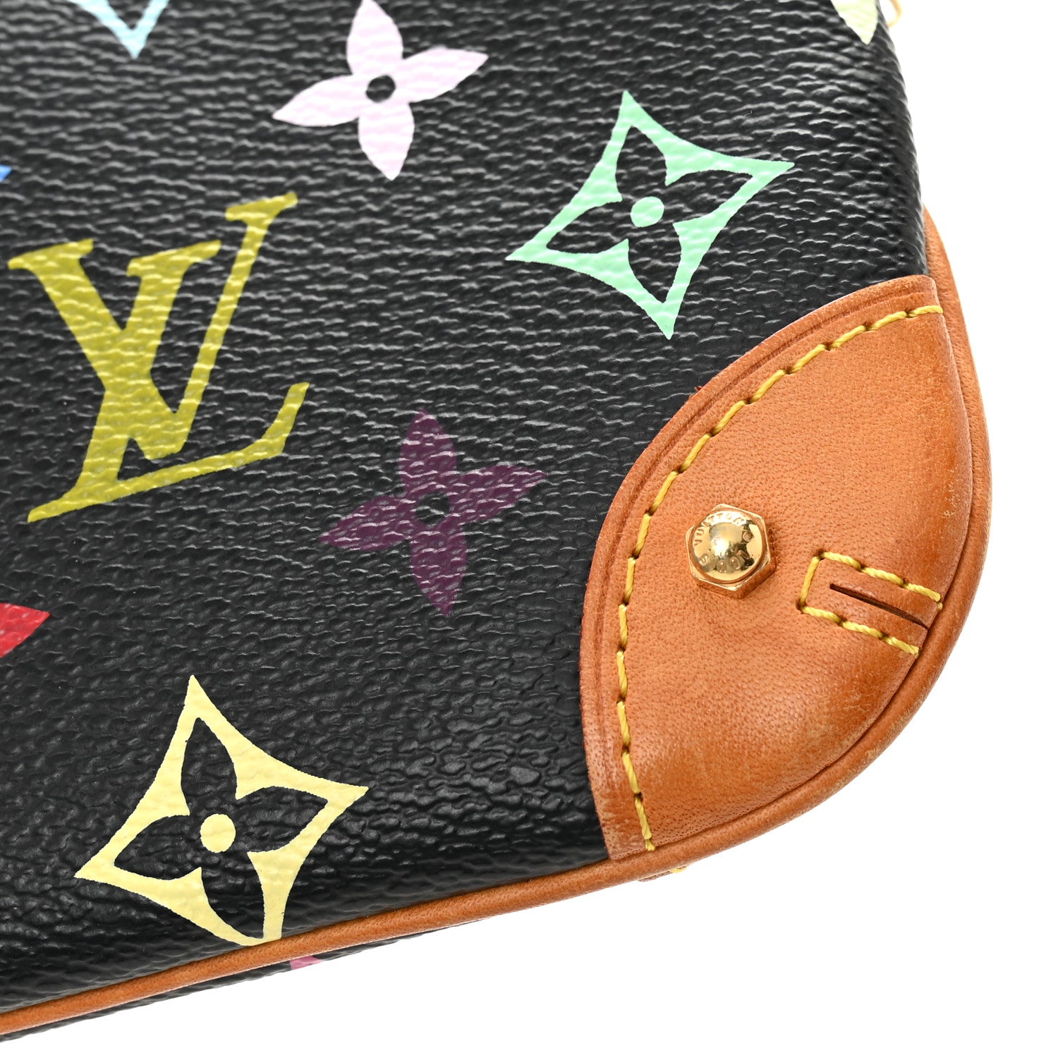 Louis Vuitton Monogram Multicolor Pochette Milla MM Black