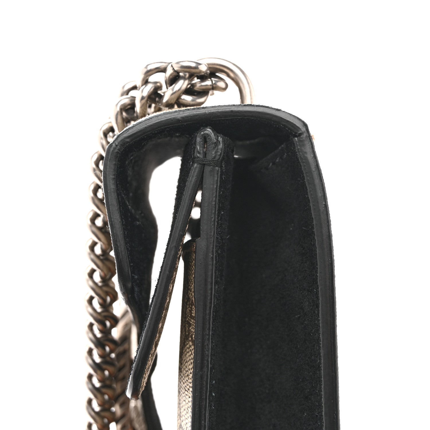 Gucci GG Supreme Monogram Mini Dionysus Shoulder Bag Black