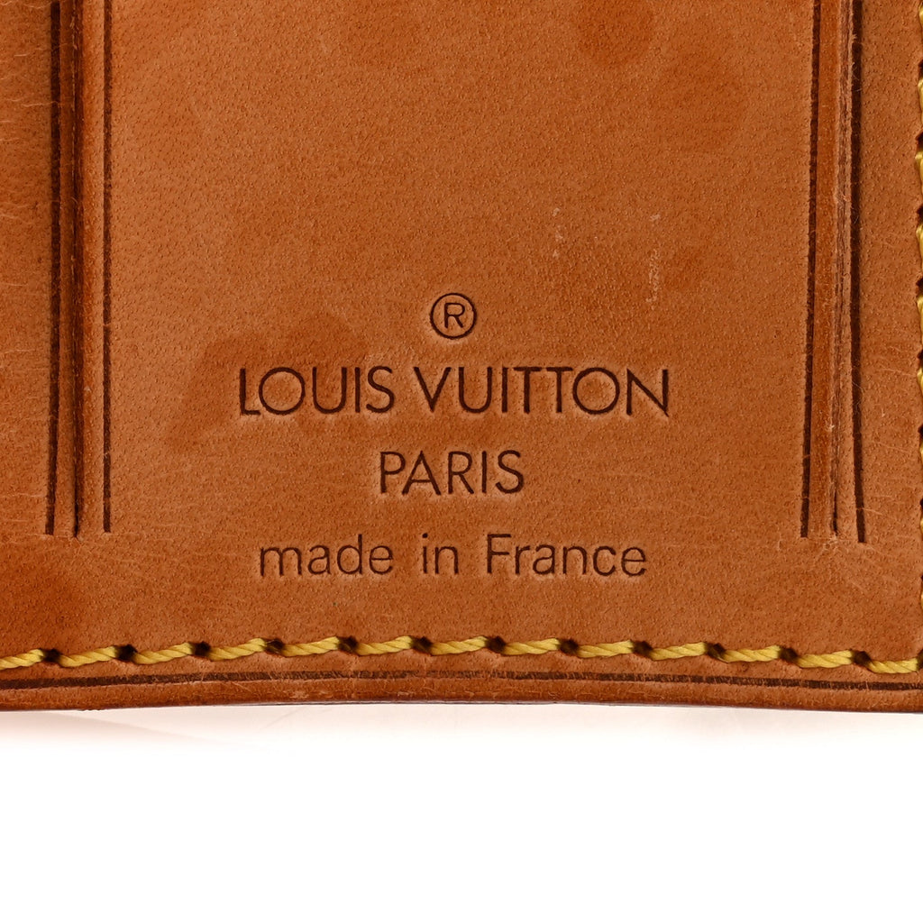 Louis Vuitton Vachetta Luggage Tag