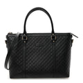 Gucci Soft Microguccissima Small Zippered Satchel Black