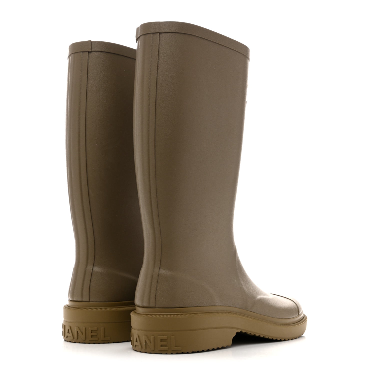Caoutchouk CC High Boots 38 Dark Beige