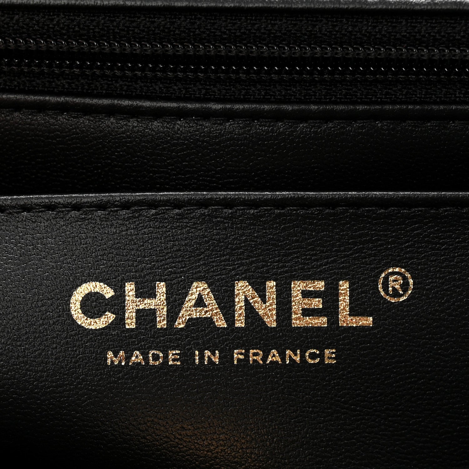 Chanel Lambskin Quilted Mini Top Handle Rectangular Flap Black