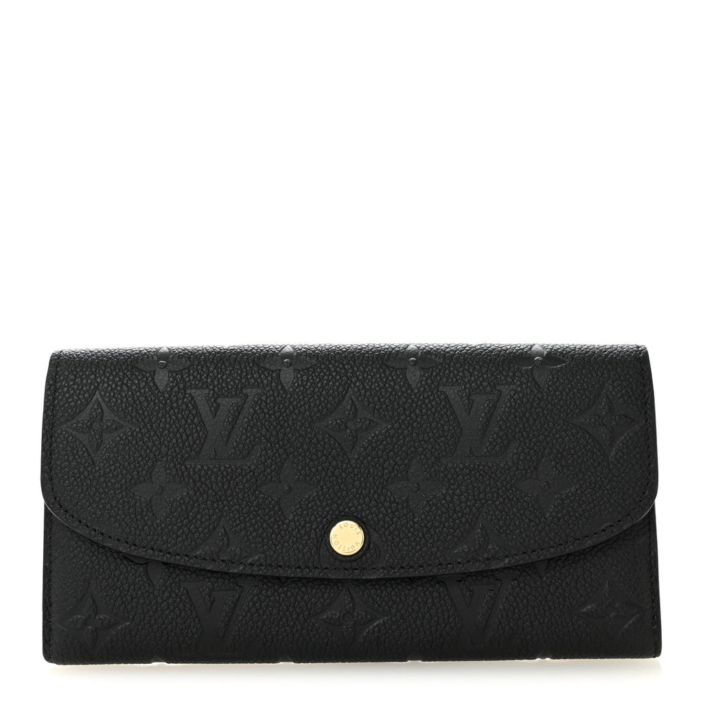 Louis Vuitton Empreinte Emilie Wallet Black Dune