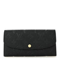 Louis Vuitton Empreinte Emilie Wallet Black Dune