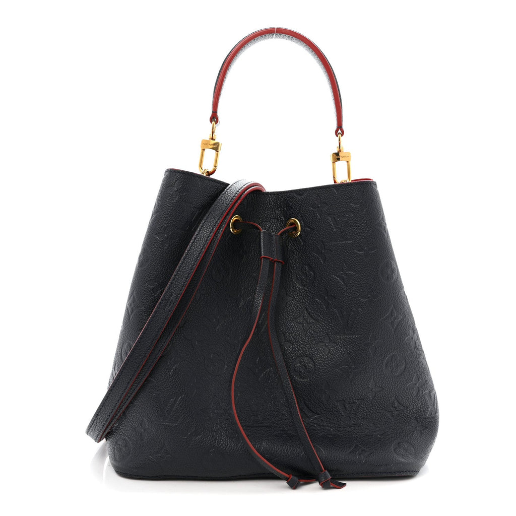 Louis Vuitton Empreinte Neonoe MM Marine Rouge