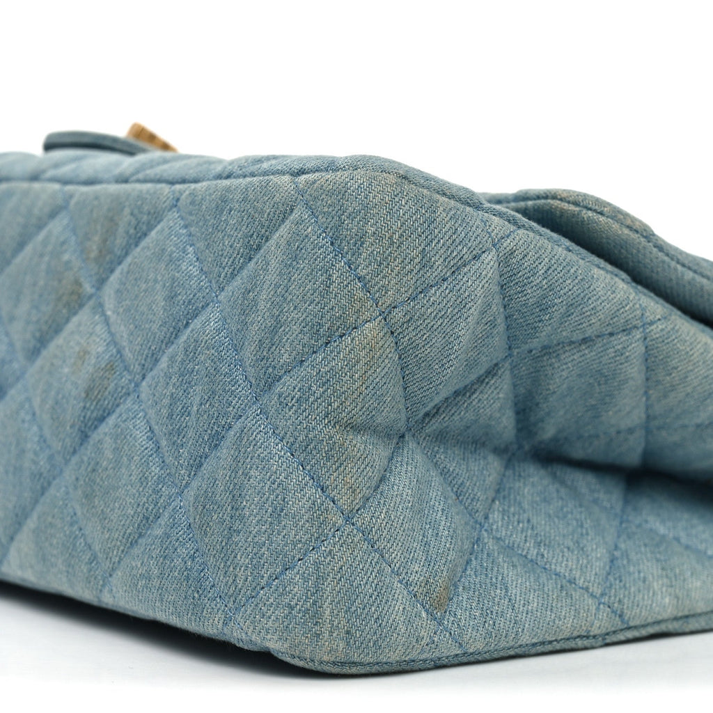 Chanel Denim Quilted 2.55 Reissue 226 Flap Light Blue