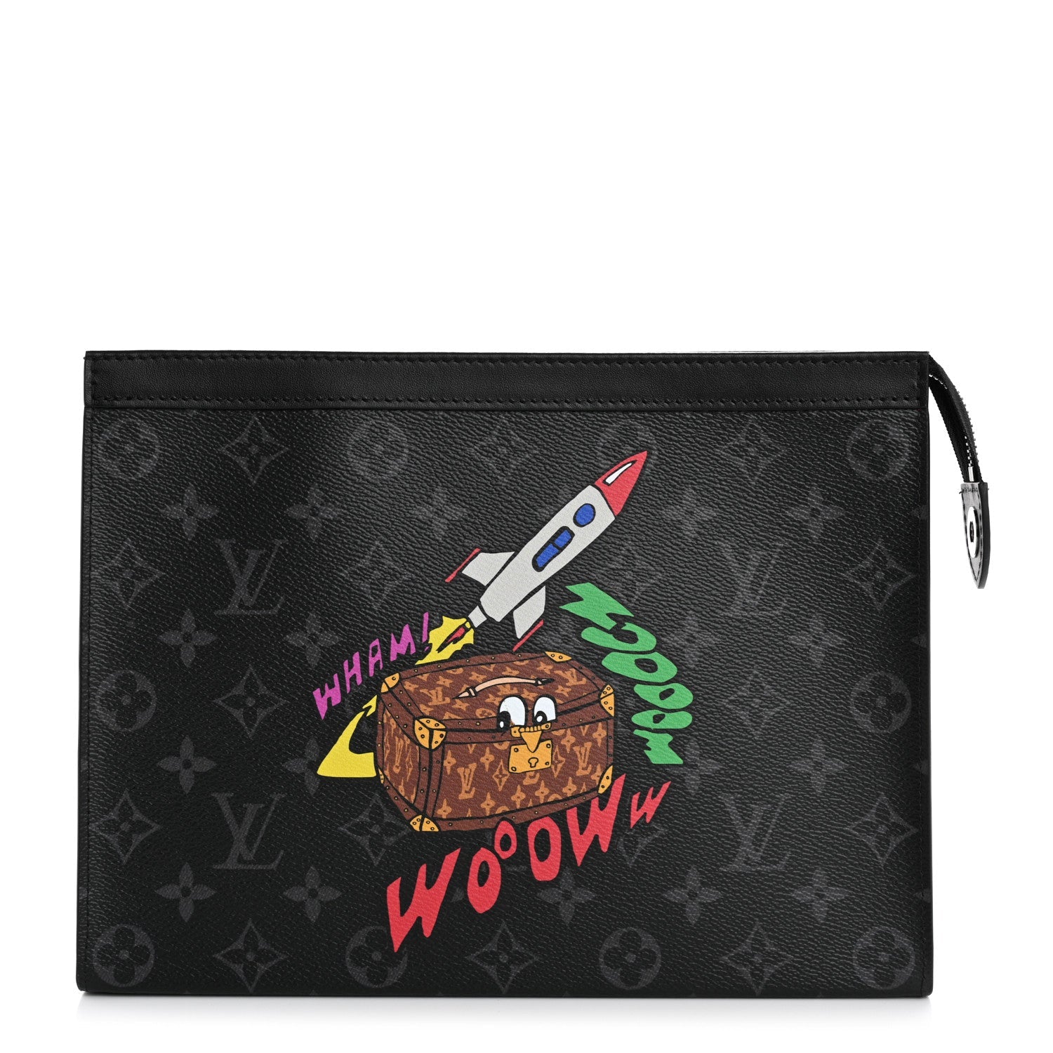 Louis Vuitton Monogram Eclipse Space Age Pochette Voyage MM