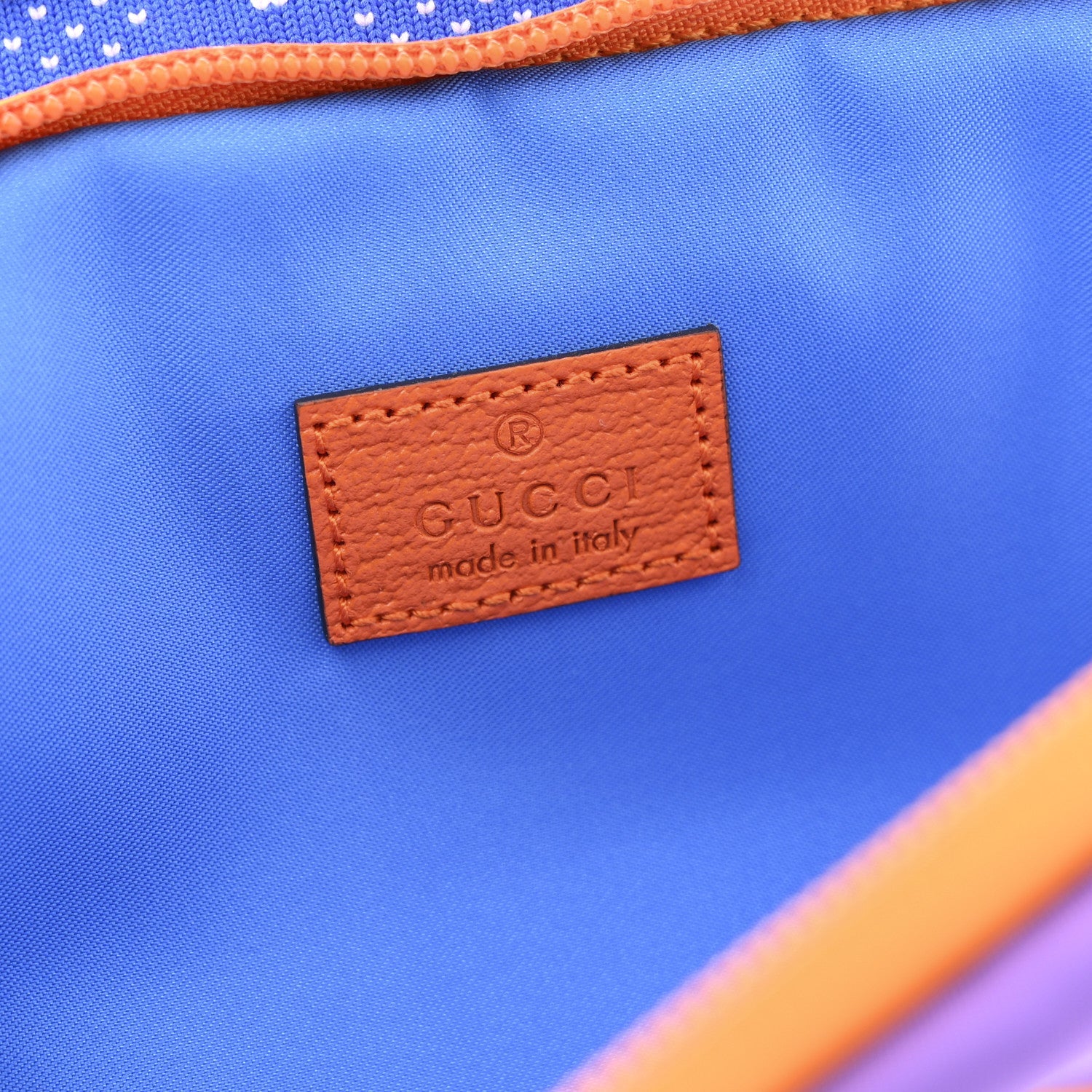Gucci Jersey GG Monogram All Over Sporty Belt Bag Grey White Multicolor