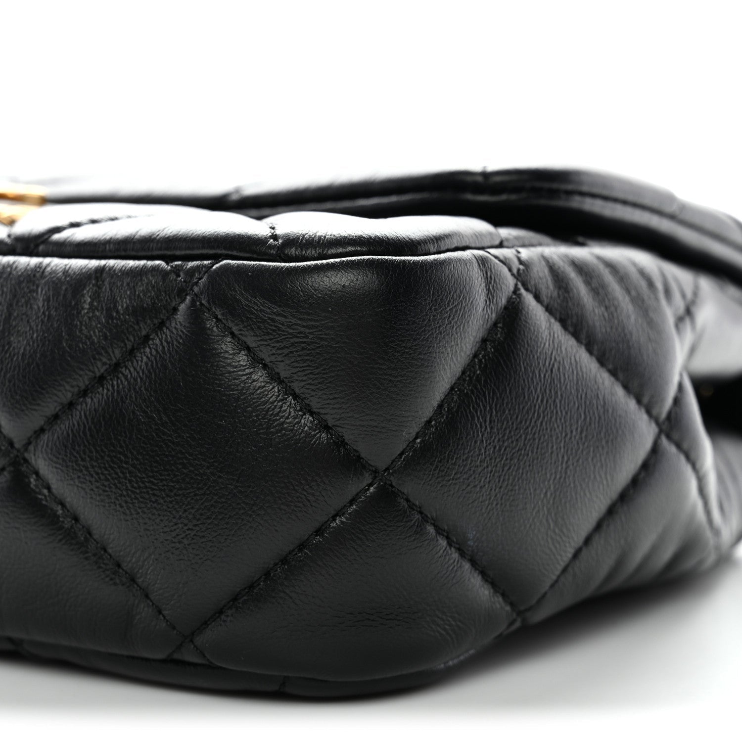 Chanel Lambskin Quilted Mini Flap Black