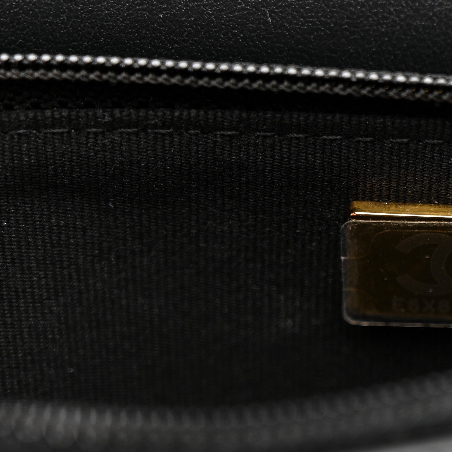 Chanel Caviar Quilted Boy Wallet On Chain WOC Black