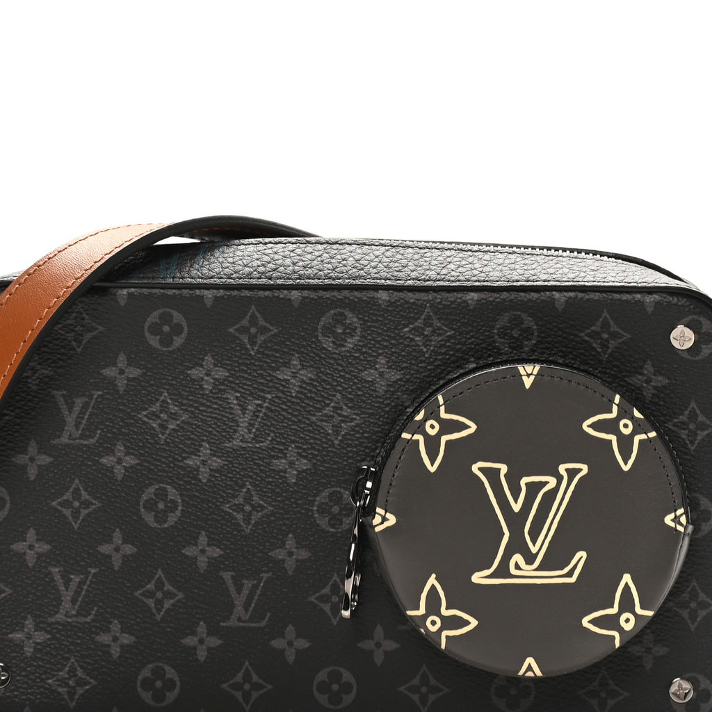 Louis Vuitton Monogram Eclipse Volga On Strap Crossbody Multicolor