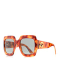 Gucci Acetate Square Frame Sunglasses GG 0053S Havana