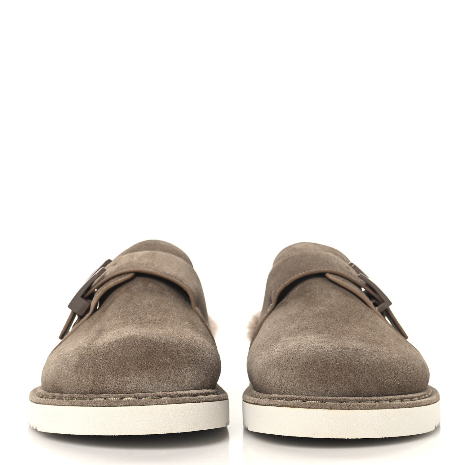 Louis Vuitton Monogram Fur LV Easy Mule 6 Brown