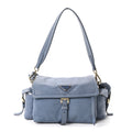 Prada Nappa Medium Explore Shoulder Bag Aviation Blue