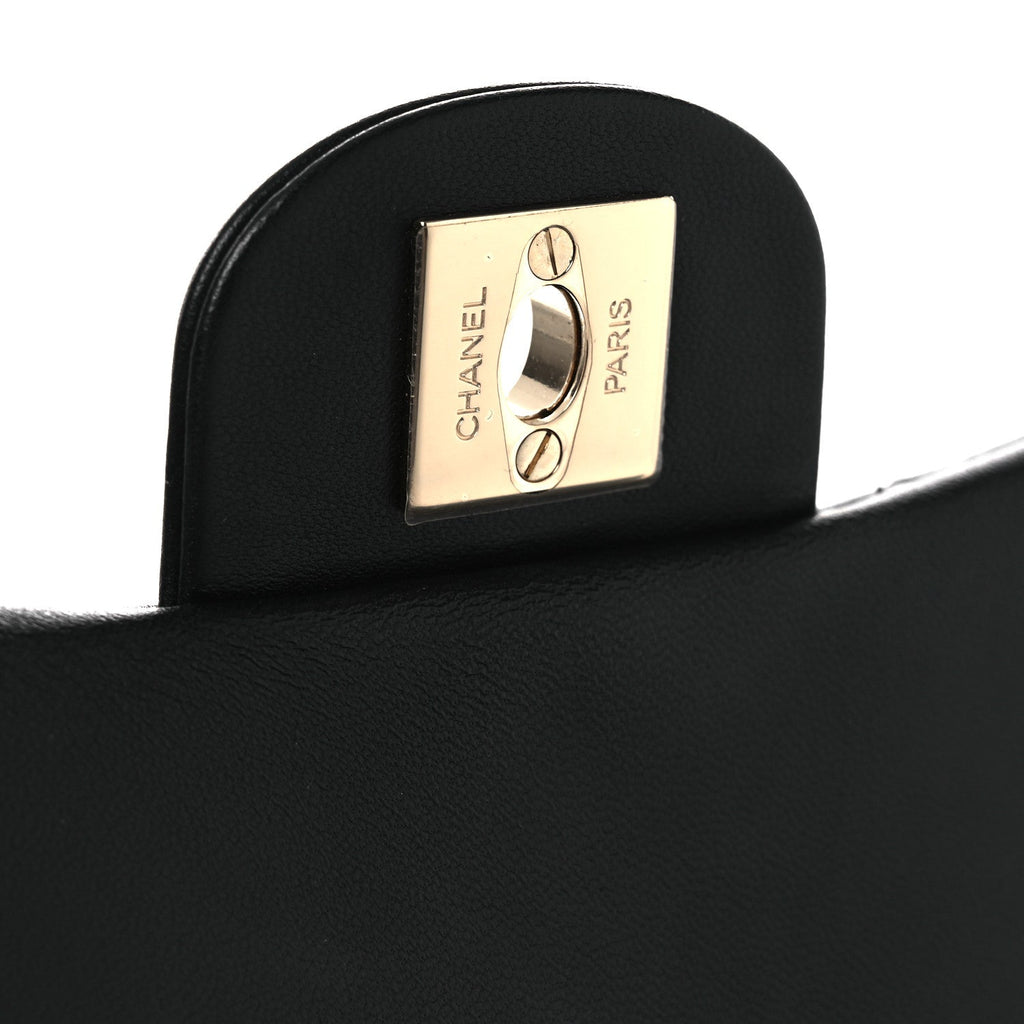 Chanel Lambskin Quilted Small My Precious Flap Black