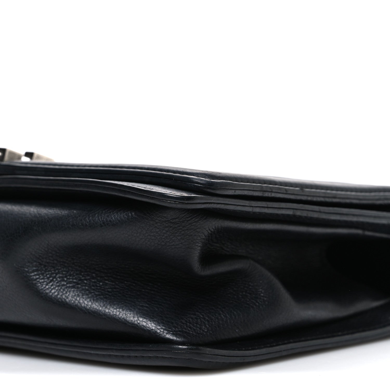 Chanel Lambskin Quilted Medium Boy Flap Black