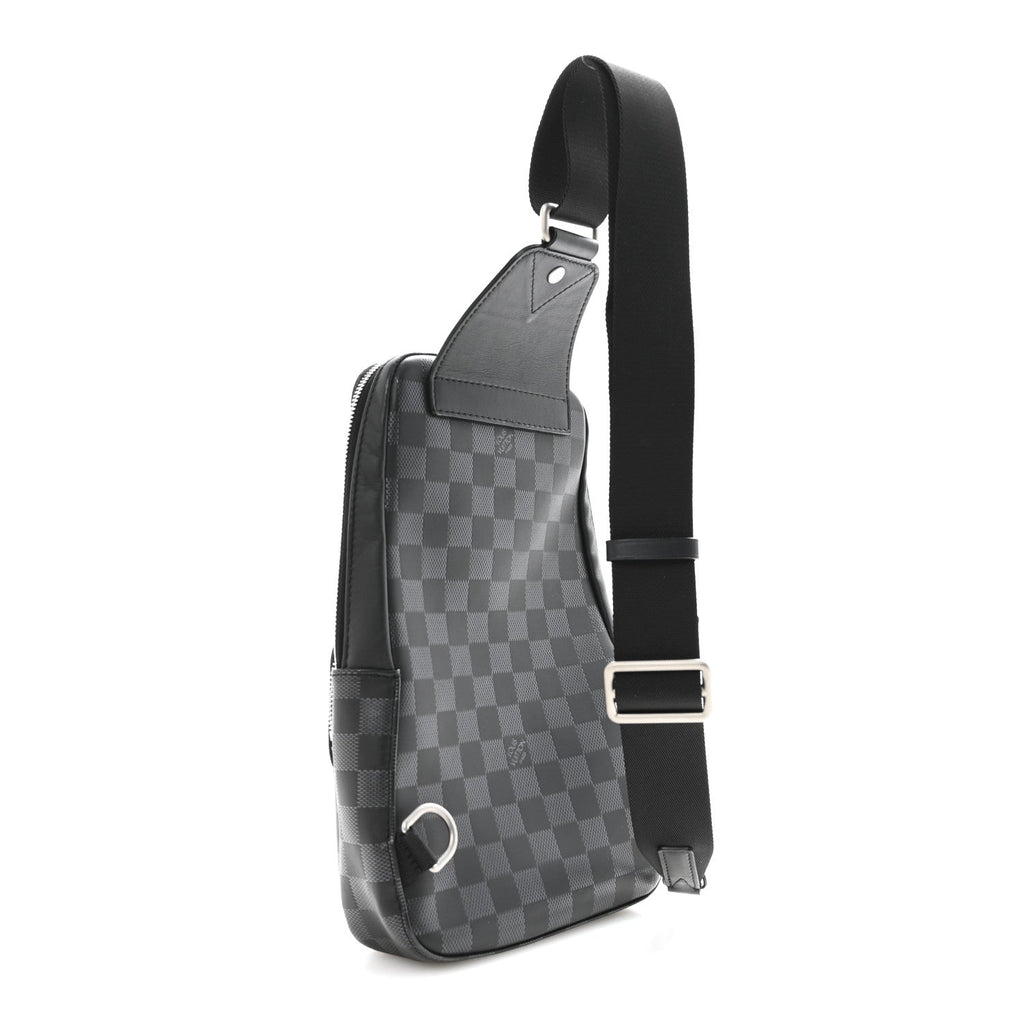 Louis Vuitton Damier Graphite Avenue Sling Bag Onyx Silver