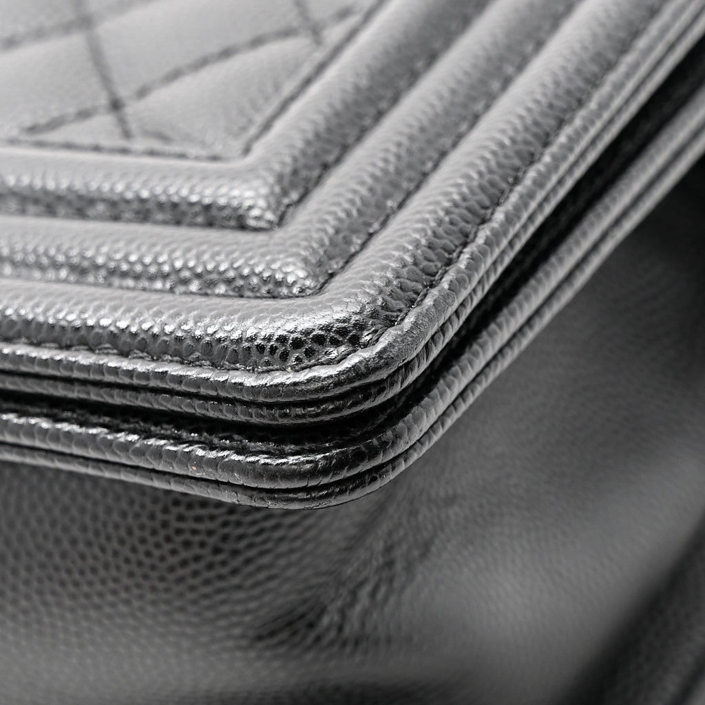 Chanel Caviar Quilted Small Boy Flap Black