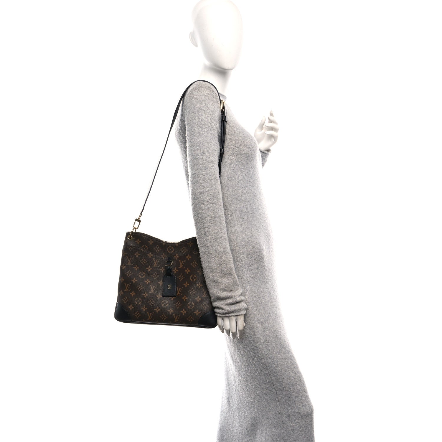 Louis Vuitton Monogram Odeon MM Black