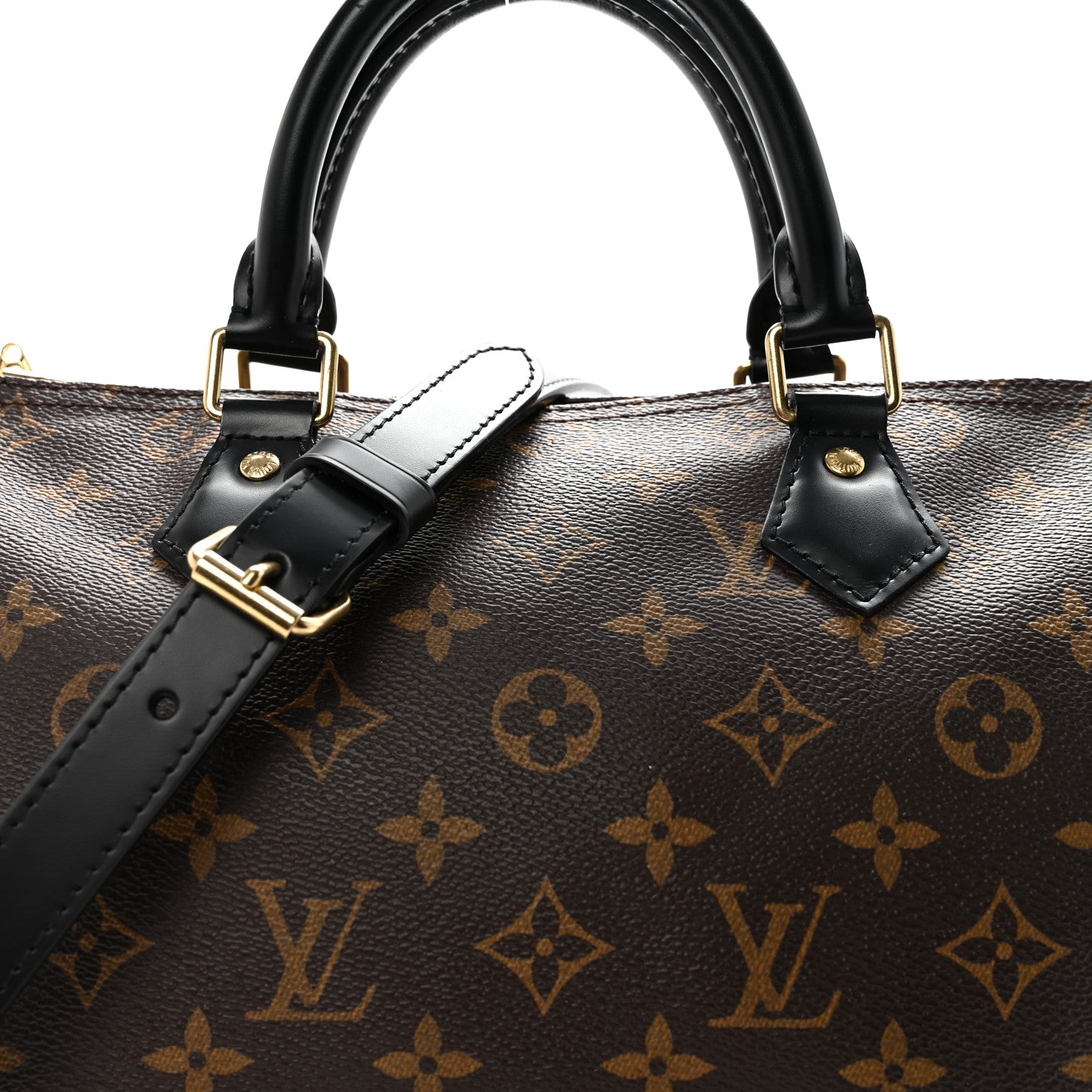 Louis Vuitton Monogram My World Tour Speedy Bandouliere 30 Black