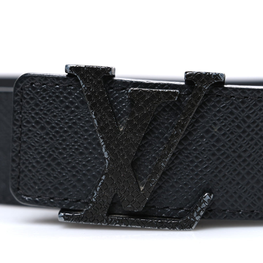 Louis Vuitton Taiga 35mm LV Initiales Belt 85 34 Ardoise