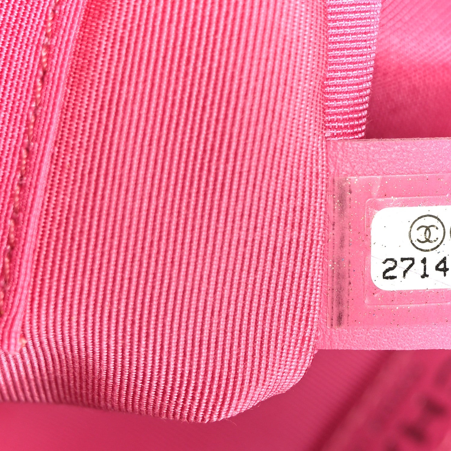 Chanel Lambskin Chevron Quilted Small Promenade Camera Case Pink
