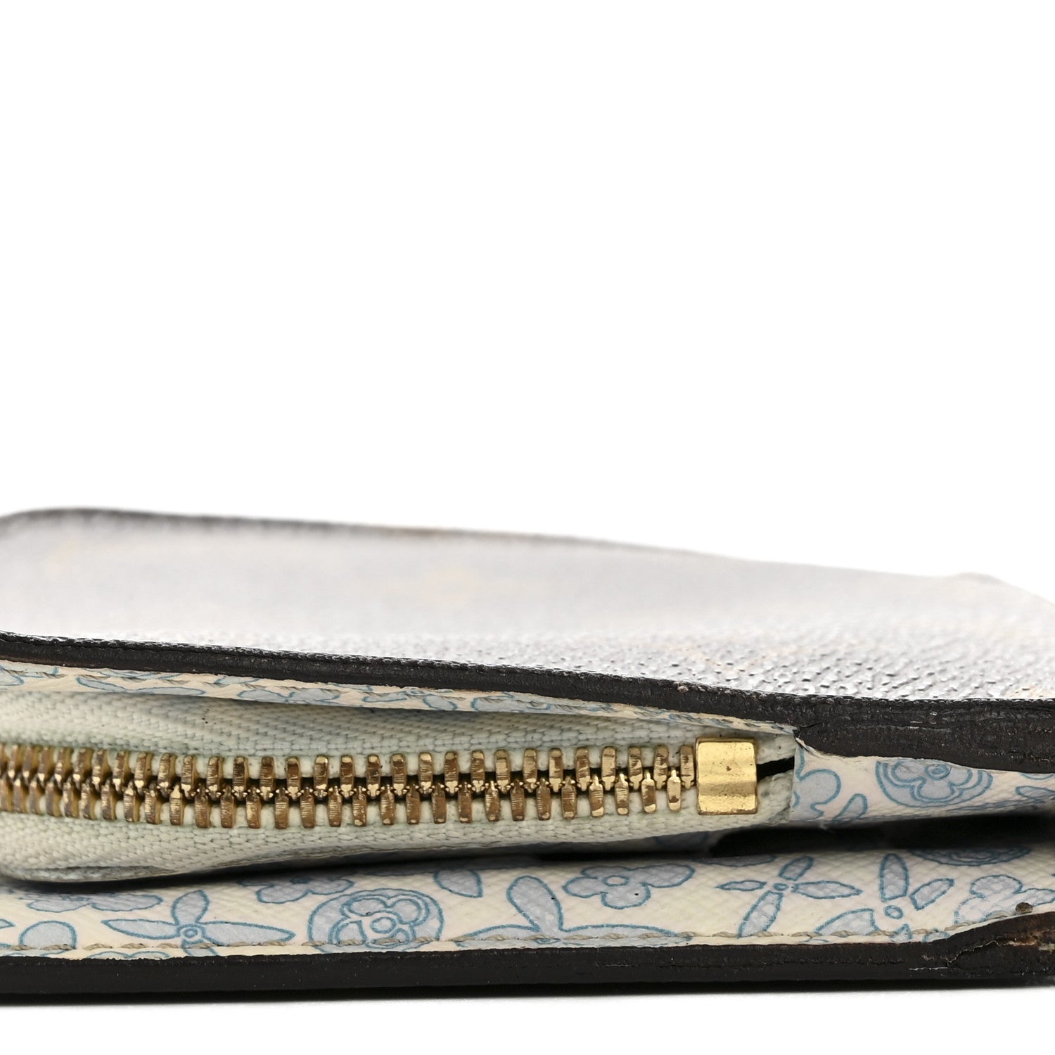 Louis Vuitton Monogram Fleuri Insolite PM Wallet Violet