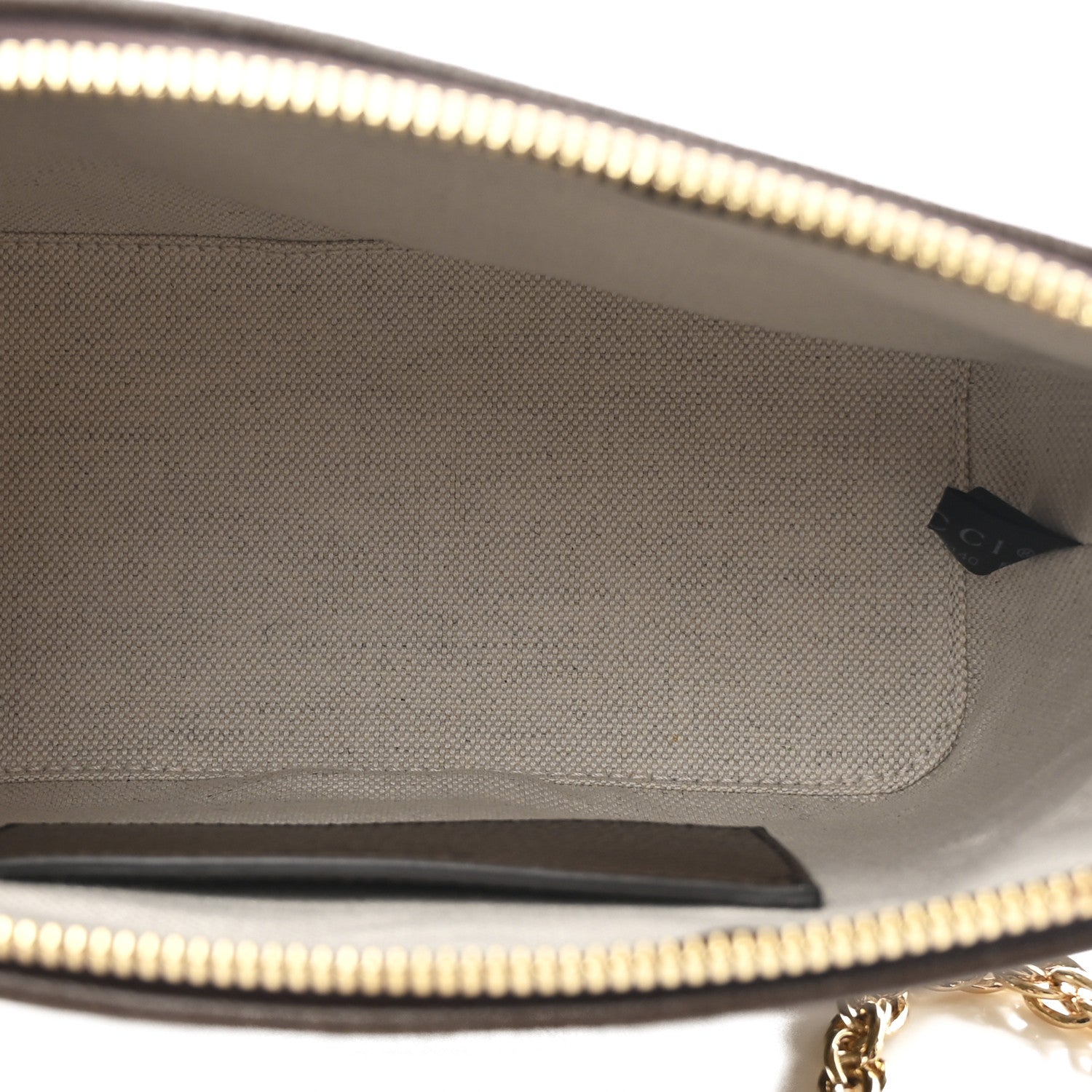 Gucci GG Supreme Monogram Web Ophidia Chain Shoulder Bag Brown
