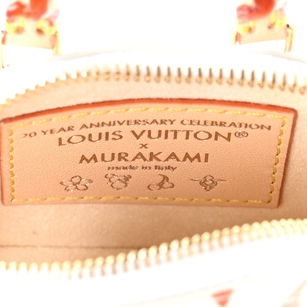 Louis Vuitton LV x TM Monogram Multicolor Micro Alma Bag Charm White