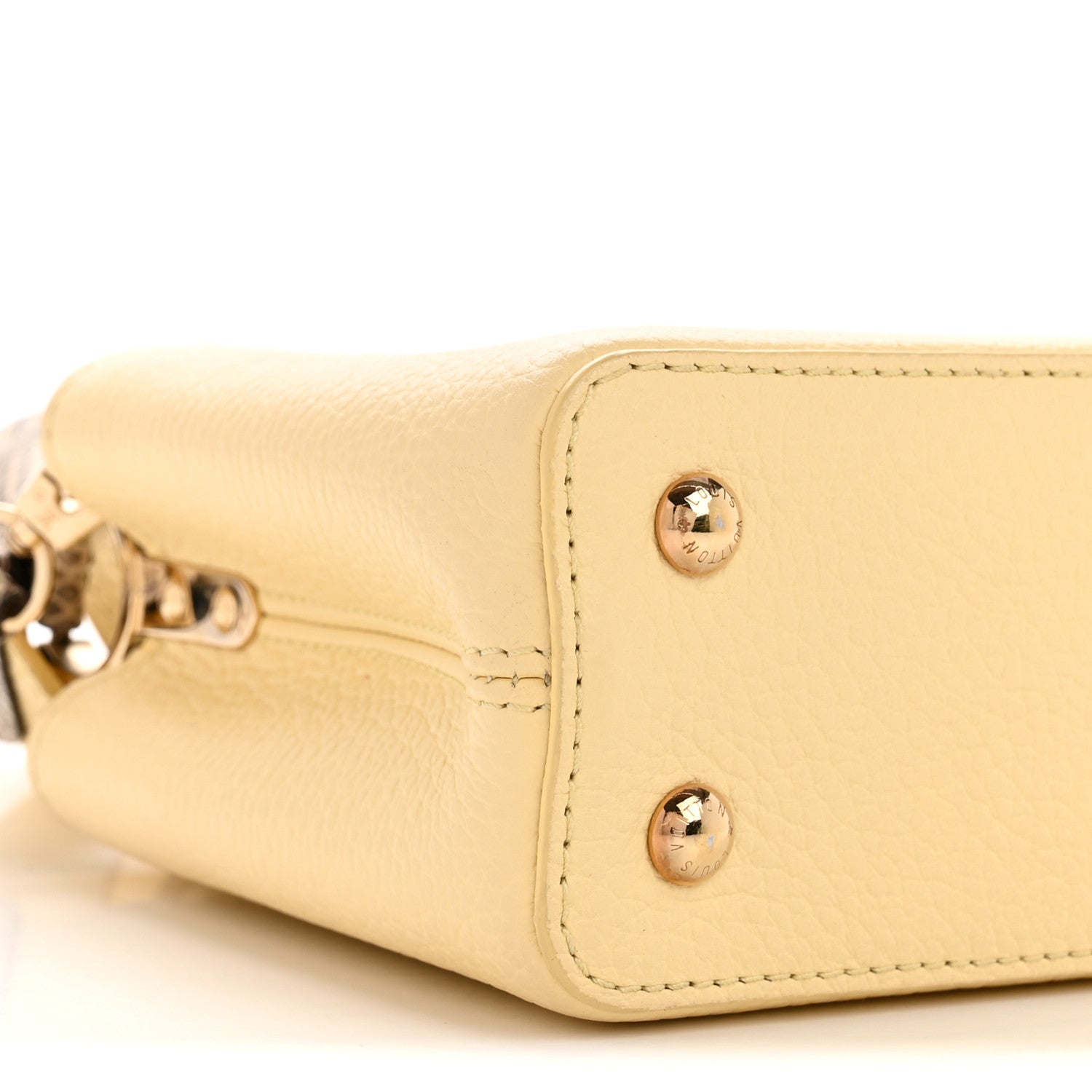 Louis Vuitton Taurillon Snakeskin Mini Capucines Banane