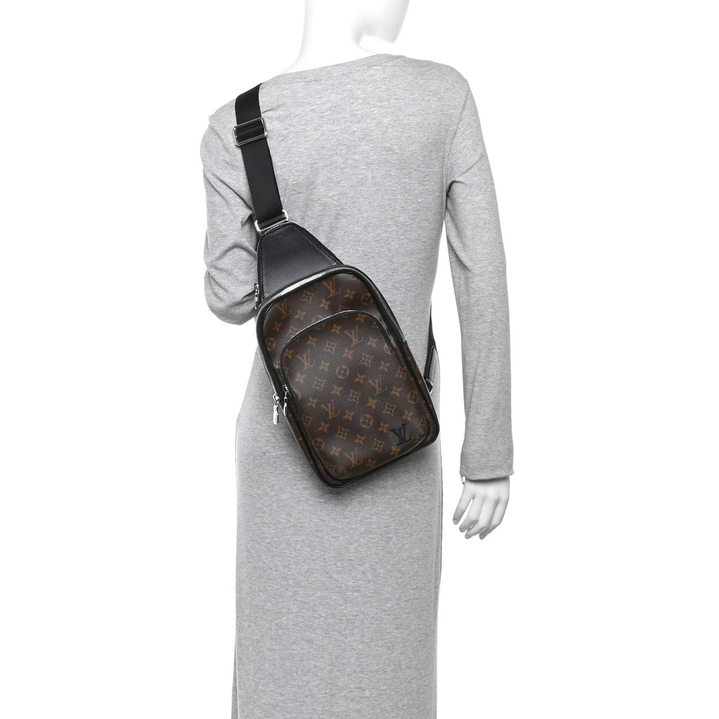 Louis Vuitton Monogram Macassar Avenue Sling Bag NM