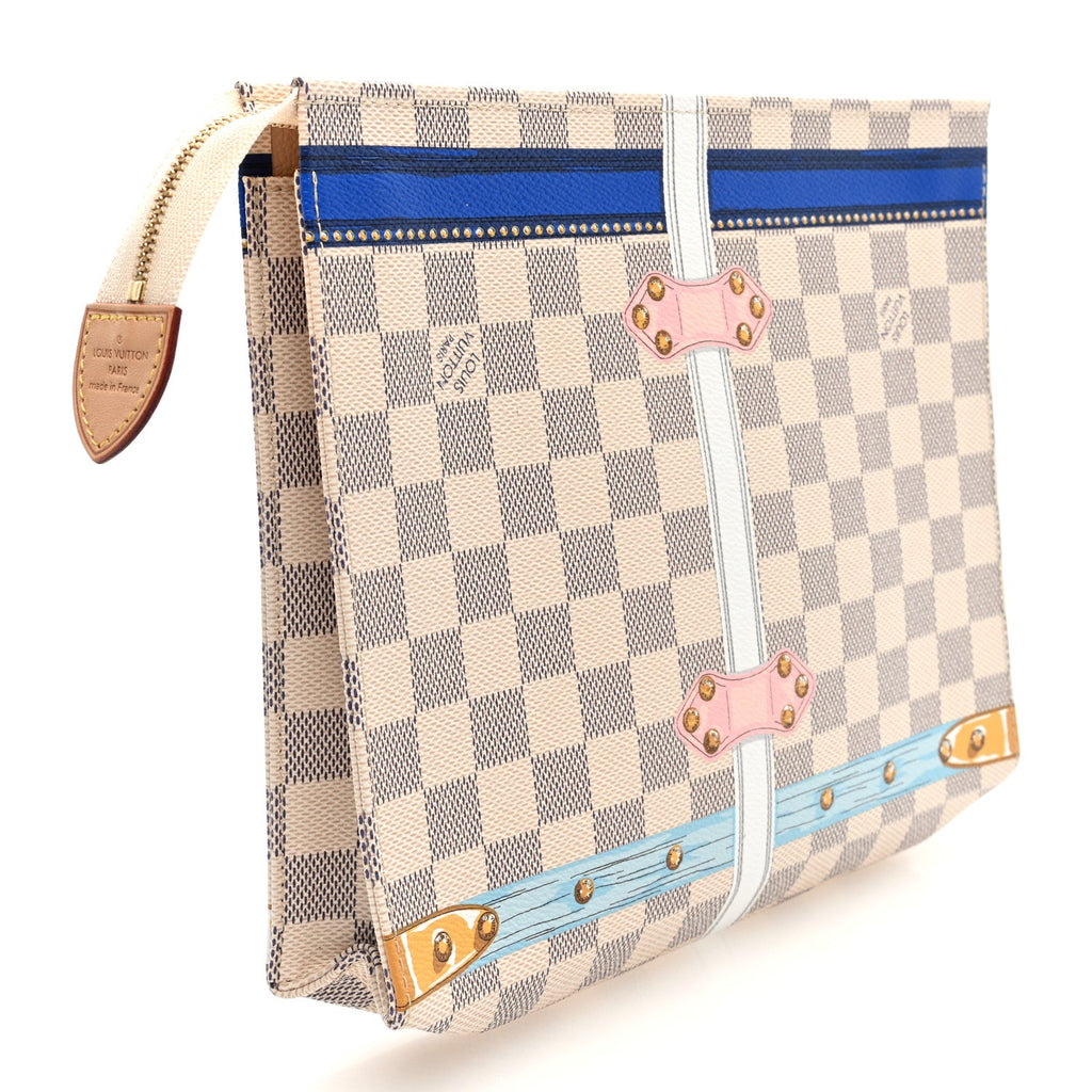 Louis Vuitton Damier Azur Summer Trunks Saint Barths Toiletry Pouch 26