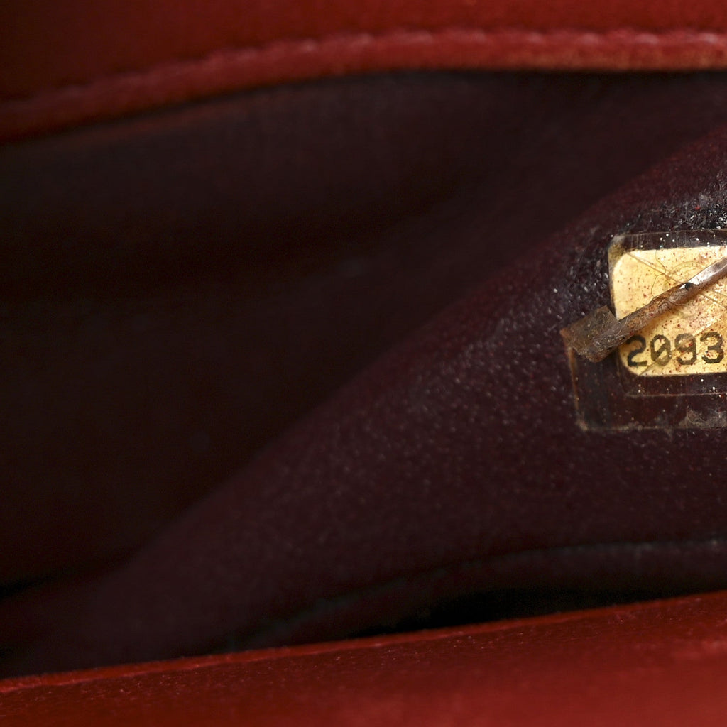 Chanel Lambskin Quilted Small Single Flap Red
