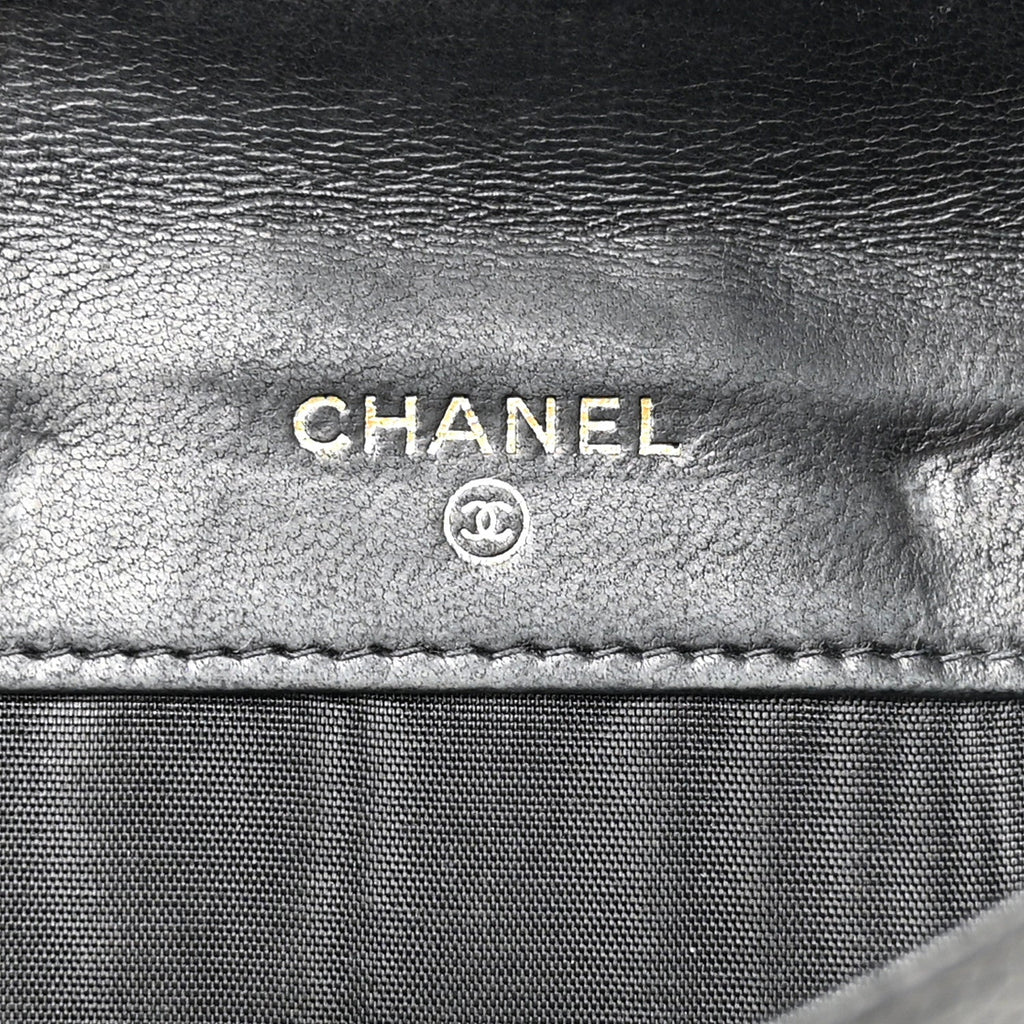 Caviar Timeless CC Compact French Wallet Black