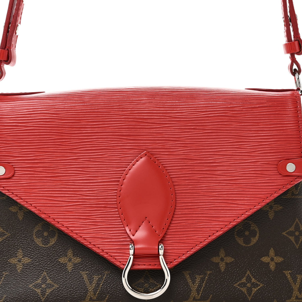 Louis Vuitton Monogram Epi Saint Michel Coquelicot