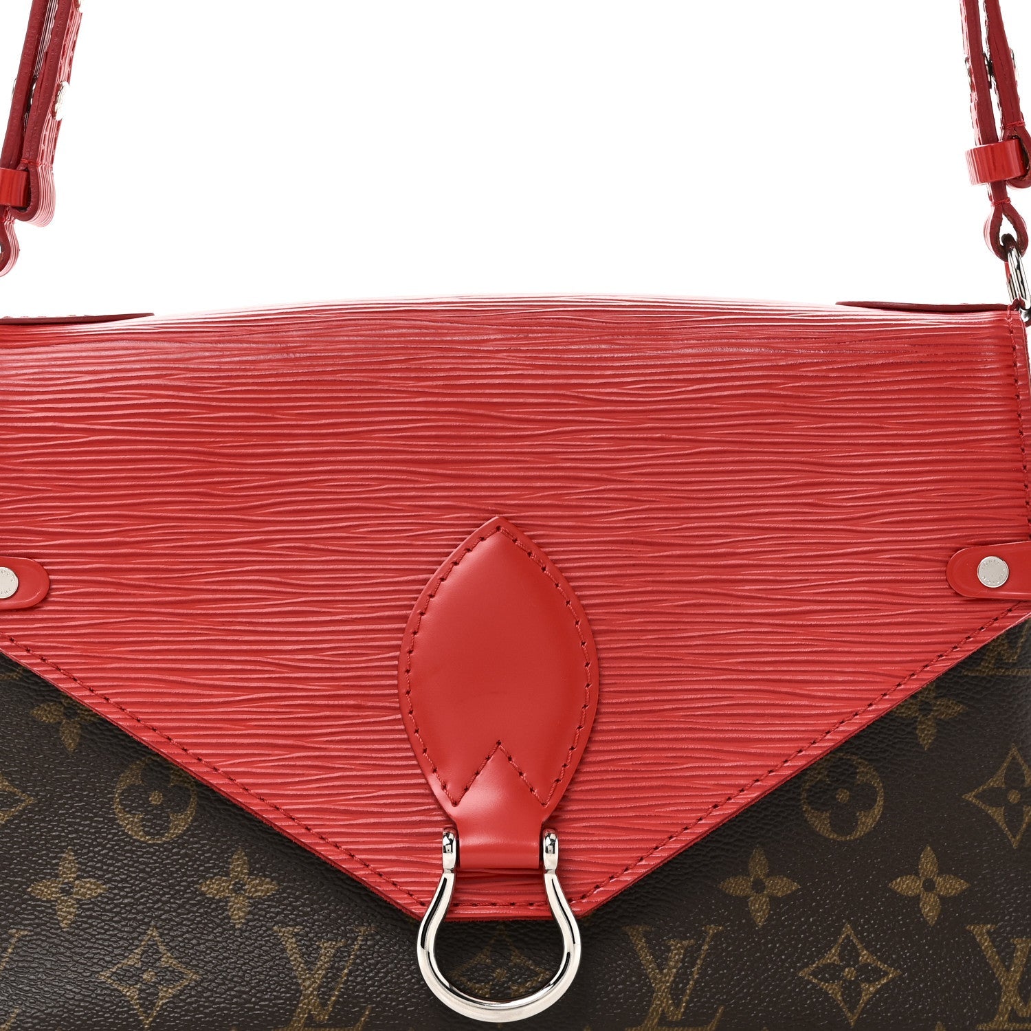 Louis Vuitton Monogram Epi Saint Michel Coquelicot