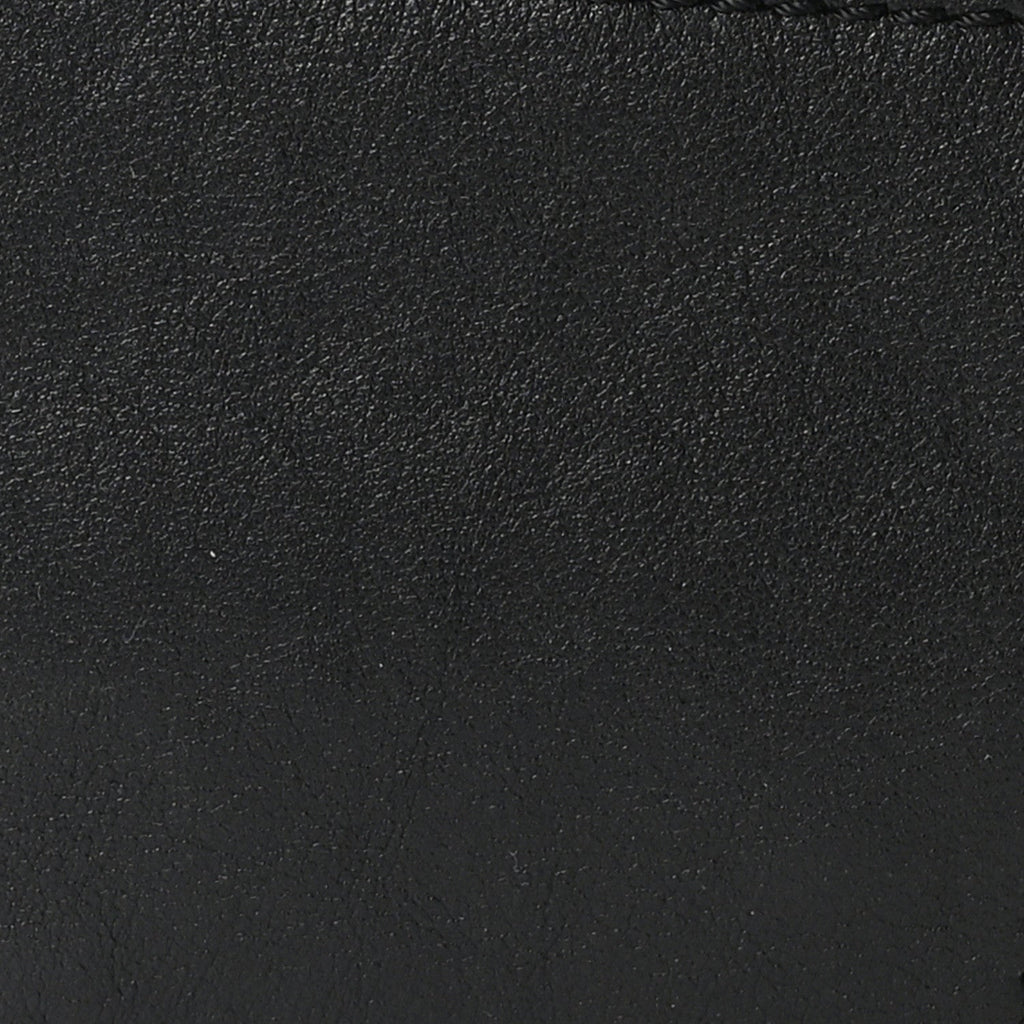 Chanel Lambskin Stitched Chocolate Bar Chain Fringe Hobo Black