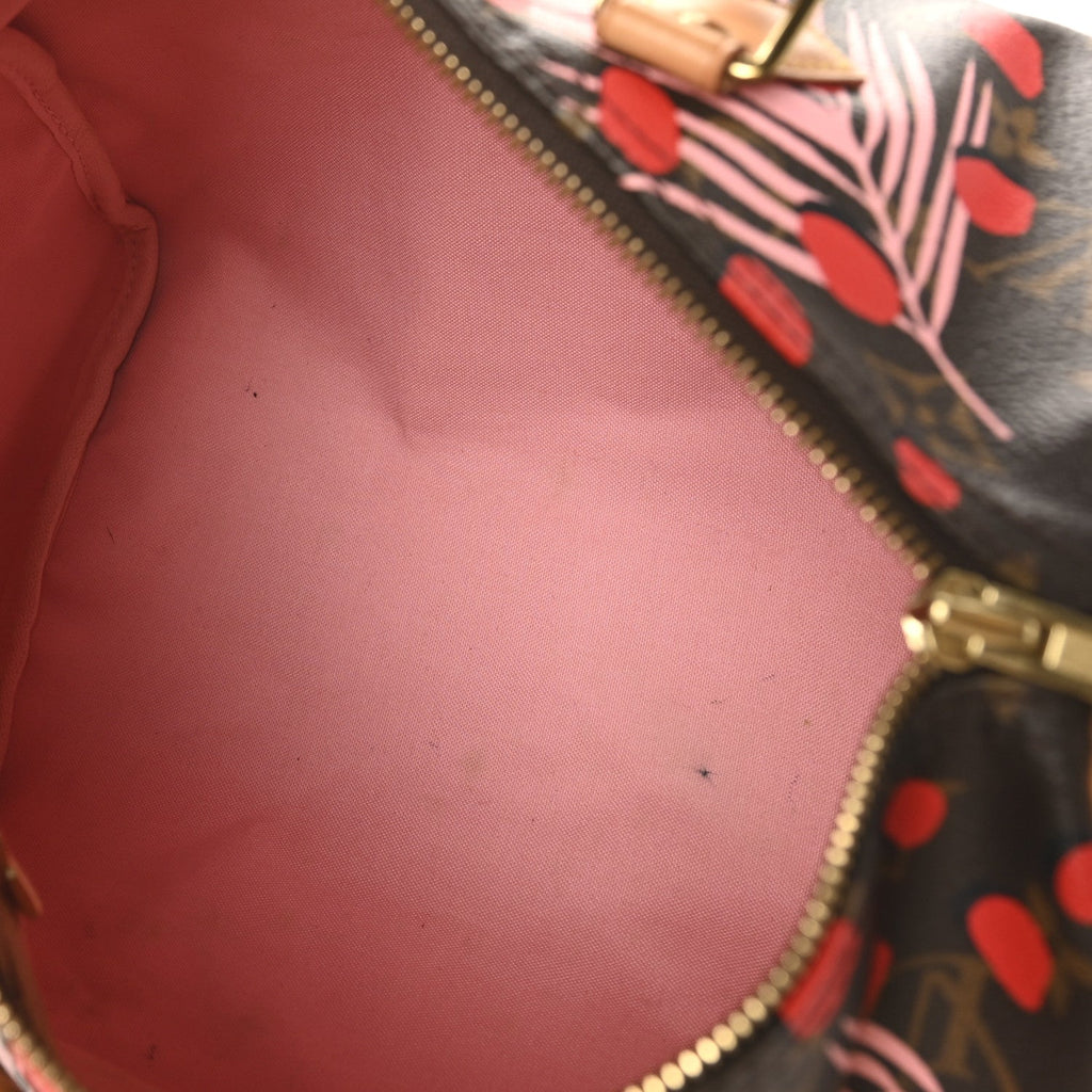 Louis Vuitton Monogram Jungle Dots Speedy 30 Sugar Pink Poppy