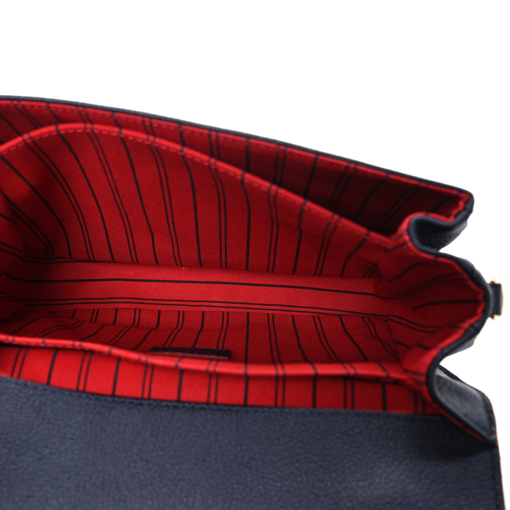 Louis Vuitton Empreinte Pochette Metis Marine Rouge