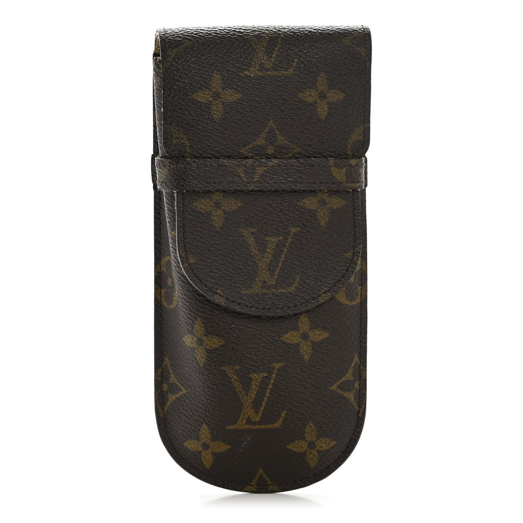 Louis Vuitton Monogram Glasses Sunglasses Case w Flap