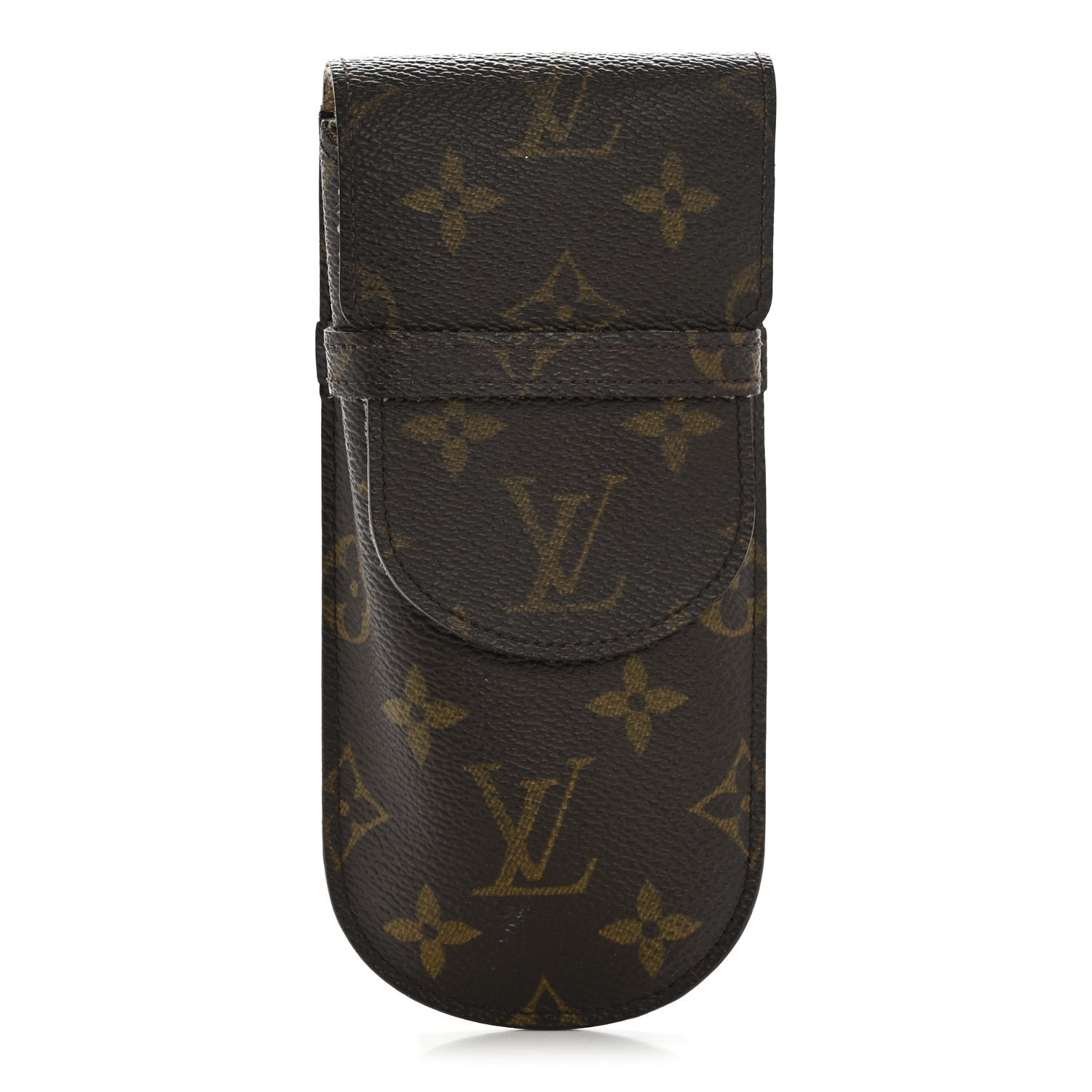 Louis Vuitton Monogram Glasses Sunglasses Case w Flap
