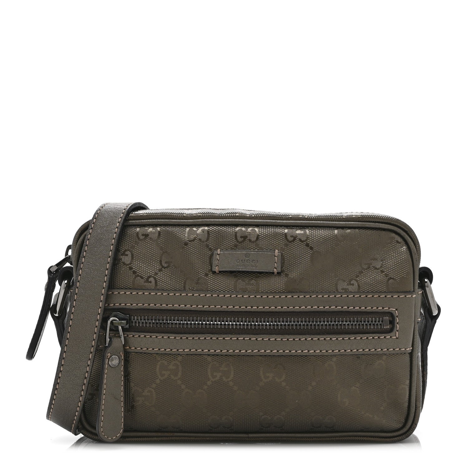 Gucci Imprime Monogram Small Shoulder Bag Silver